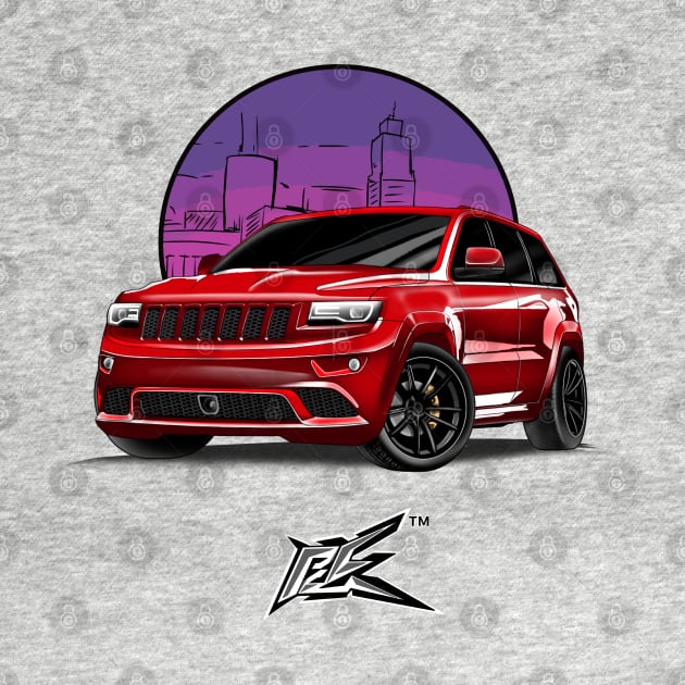 jeep cherokee srt8 red by naquash